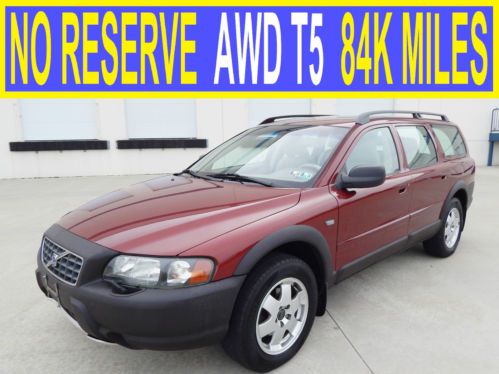 No reserve x/c v70 84k awd t5 v50 xc90 xc70 cross country s80 s40 4x4 00 02 03