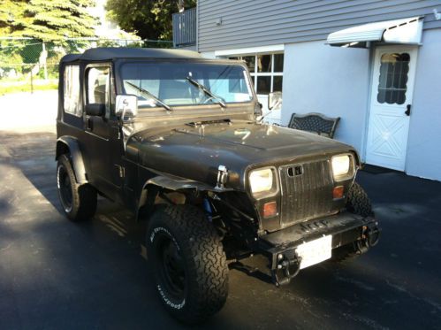 1991 jeep wrangler s sport utility 2-door 2.5l