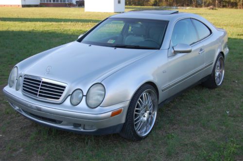 1999 mercedes-benz clk320 clk 320 coupe 2-door leather 20&#034; donz wheels rims