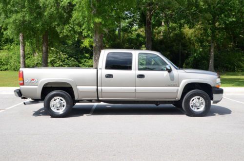 2002 chevrolet silverado 2500hd crew cab 6.6l diesel 4x4 no accidents one owner
