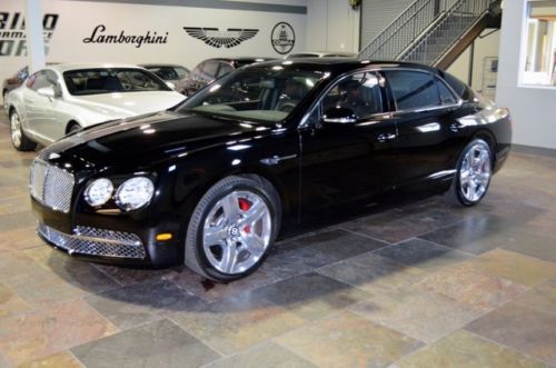 2014 bentley flying spur w12 beluga over beluga 500 miles $225k msrp save big!!