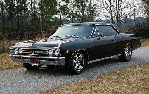 1967 chevelle ss427 4-speed * triple black * frame-off restore * ac * hotchkis