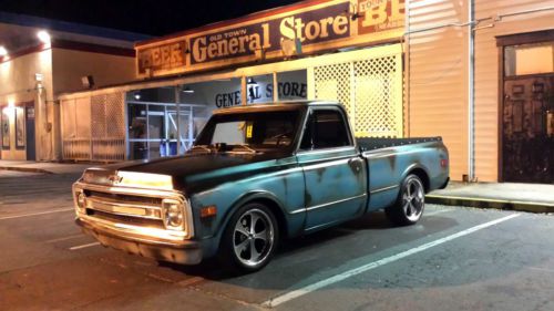 Short bed lsx powered 76mm turbo ls swap patina shop truck