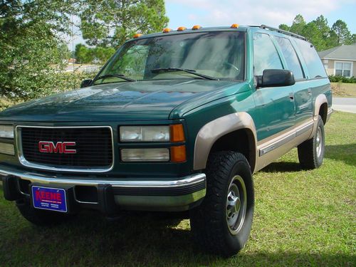 Gmc suburban k2500 4x4 suv 1995 sle sport utility 4-door 6.5l diesel 3/4 ton