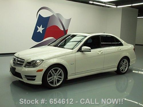 2012 mercedes-benz c250 sport sunroof turbo 37k miles texas direct auto