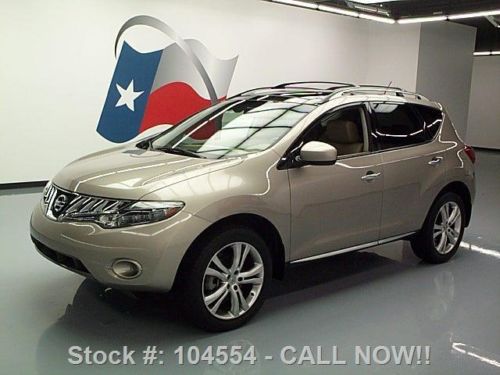 2010 nissan murano le awd sunroof nav dvd rear cam 54k texas direct auto