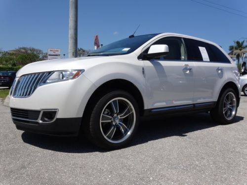 2011 lincoln mkx awd navigation sunroof leather clean carfax