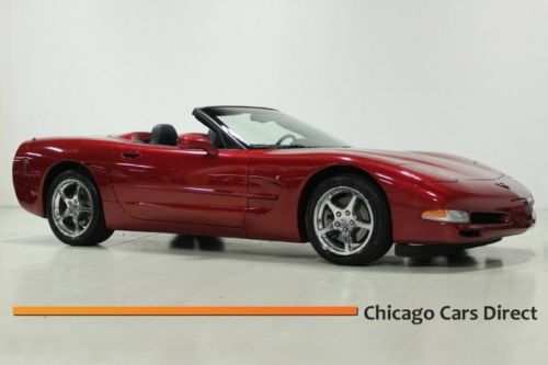 04 corvette c5 convertible one owner 9k miles 6-speed polished wheels head up
