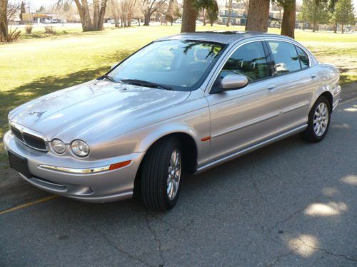 2002 jaguar x-type base sedan 4-door 2.5l, 5 speed manual