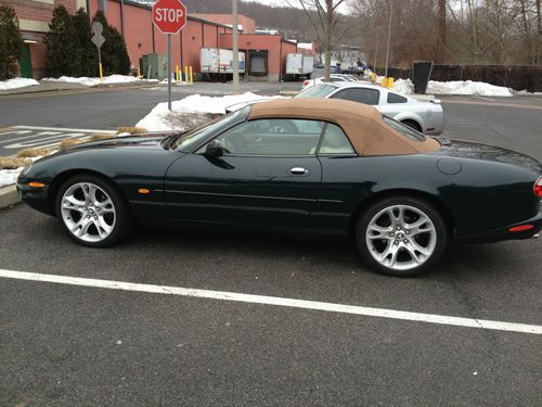 Xk8 convertible,british racing green/tan - 54k miles - very nice clean car