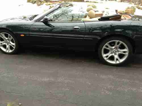 XK8 CONVERTIBLE,BRITISH RACING GREEN/TAN - 54K MILES - VERY NICE CLEAN CAR, US $13,599.00, image 2