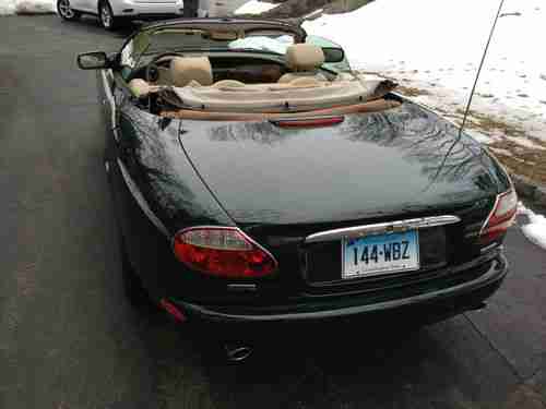 XK8 CONVERTIBLE,BRITISH RACING GREEN/TAN - 54K MILES - VERY NICE CLEAN CAR, US $13,599.00, image 4