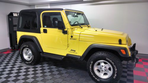 2003 jeep wrangler sport; v6, auto, 91k, 1 owner, excellent condition