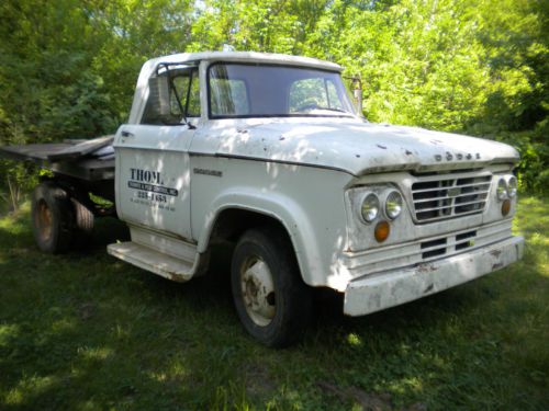 1964 dodge d300 one ton truck and 1963 parts truck dump hoist. rat project d 300