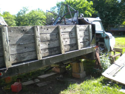 1964 dodge d300 one ton truck and 1963 parts truck dump hoist. rat project d 300, image 24