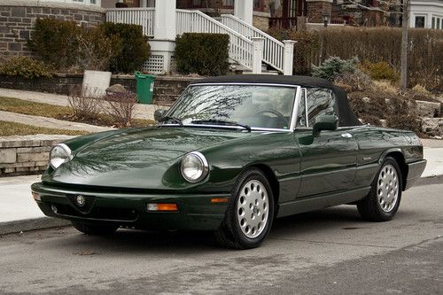 Stunning italian convertible! rare late model spider!