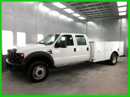 2010 ford f450 2wd f450 crew cab 6.4l powerstroke service truck used