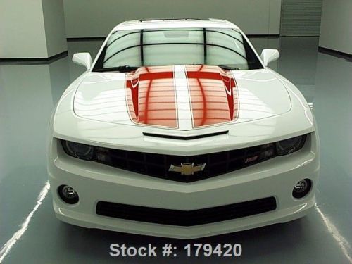 2010 CHEVY CAMARO 2SS RS AUTO LEATHER SUNROOF 20'S 29K TEXAS DIRECT AUTO, US $29,980.00, image 2