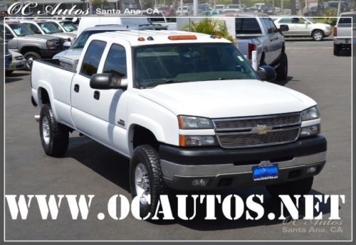 2005 chevy silverado 3500 2500 duramax diesel 4x4 lifted 1 owner!