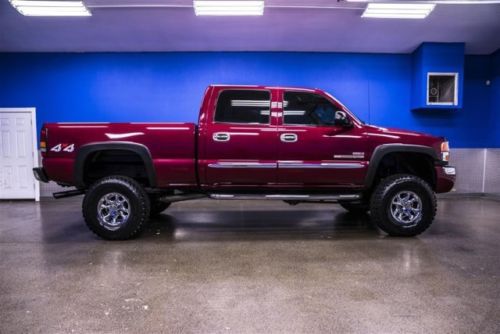 2004 gmc sierra 2500hd lifted duramax diesel low miles 55k one 1 owner tow cloth