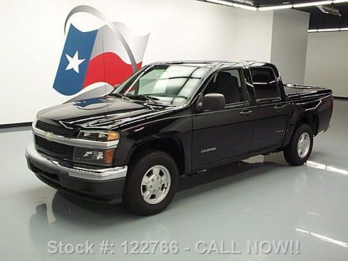 2005 chevy colorado crew cab automatic tonneau only 88k texas direct auto