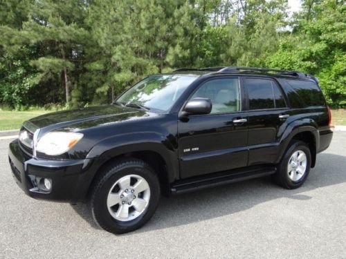 Toyota : 2007 4runner sr5 v6 4x4 s/roof black/tan 2owner records