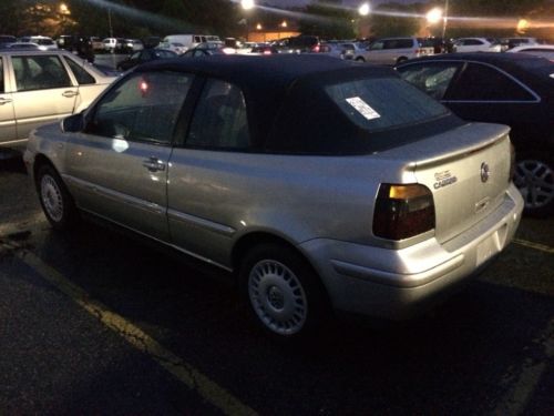 2000 vw cabrio gl convertiable * only 80,000 miles * no reserve * dont miss this