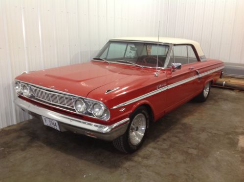 Fairlane, good restorable condition, three speed stick, two door hardtop