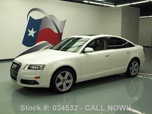 2008 audi a6 3.2 heated leather sunroof rear cam 71k mi texas direct auto