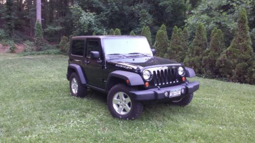 2008 jeep wrangler rubicon sport utility 2-door 3.8l v6 black 6spd