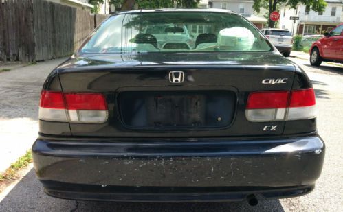 2000 HONDA CIVIC EX COUPE BLACK AUTO 162K GREAT RELIABLE CAR! READ DESCRIPTION!, image 2