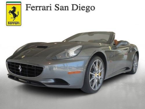 Beautiful 2011 ferrari california in grigio silverstone in la jolla, california