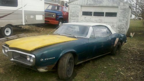 Project car 67 pontiac firebird convertible