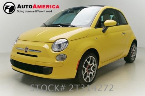 2012 fiat 500 pop 9k low miles convertible aux usb bluetooth one 1 owner auto
