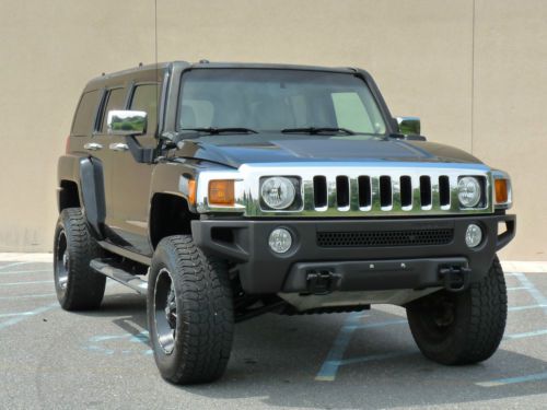 ~~06~hummer~h3~3.5l~awd~4x4~leather~lifted~super~nice~no~reserve~~