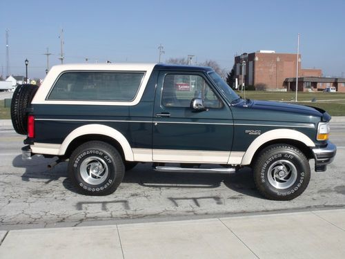 1993 ford bronco eddie bauer sport utility 2-door 5.0l