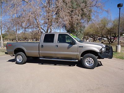 !!!  wow -- 2003 ford f-350 --- 7.3 diesel -- 4x4 - crew cab -- low miles - 92k