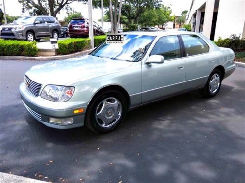 Lexus ls 400 122k mi v8 rear wheel drive leather sunroof key less entry clean