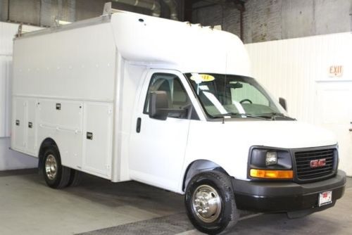 Used 11 gmc savana g3500 superior enclosed box work van 6.0l v8 dually auto