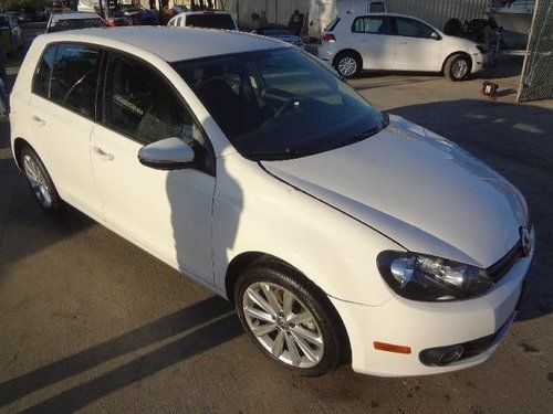 2012 volkswagen golf 2.0l tdi damaged salvage diesel powered priced to sell l@@k