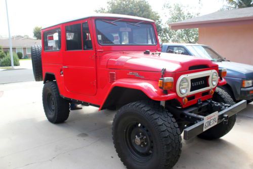 1968 toyota land cruiser fj40 4wd california &#034;blue plate&#034; nice! restomod 4x4