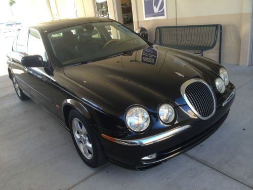 2000 jaguar s-type auto a/c only 101k leather chrome wheels no rust no reserve