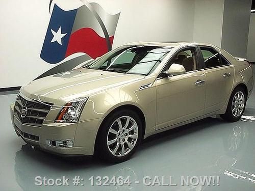 2009 cadillac cts auto premium lux pano sunroof nav 31k texas direct auto