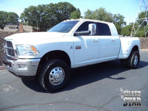 11 ram 3500 laramie 4wd megacab dually cummins gps amps leather loaded tx!