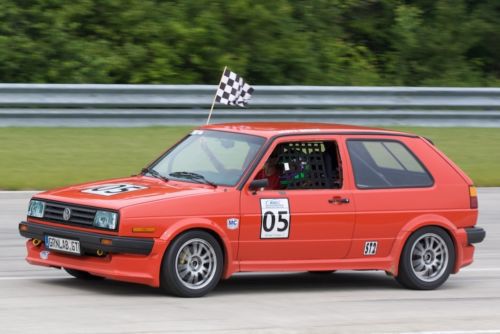 Race car volkswagen golf gti 1985