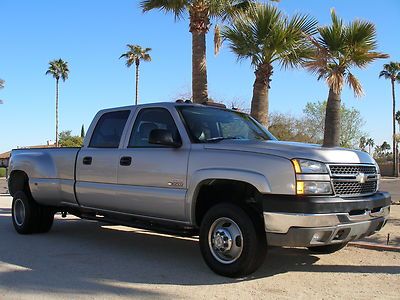 2005 chevy k3500 crewcab lt dually 4x4 duramax diesel xclean !rust free! arizona