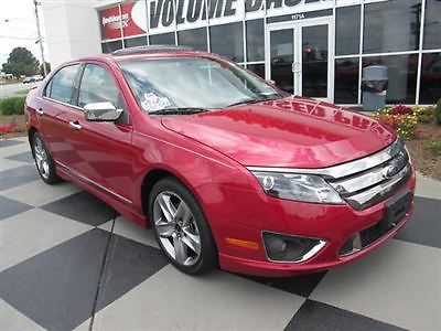 4dr sedan sport fwd low miles automatic gasoline 3.5l 24v v6 duratec engine red
