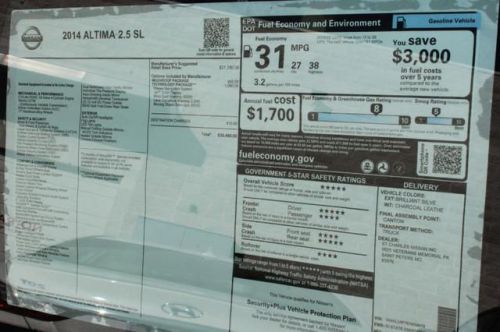 2014 Nissan Altima 2.5 SL, US $26,595.00, image 8