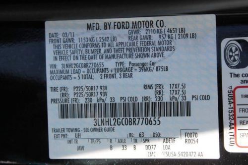 2011 Lincoln MKZ Base, US $20,995.00, image 14