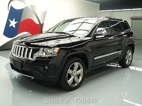 2012 jeep grand cherokee overland hemi 4x4 nav 20's 9k! texas direct auto